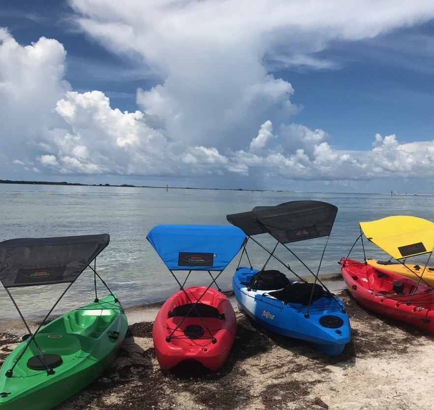 Adventure Canopies - Kayak sun shade canopies