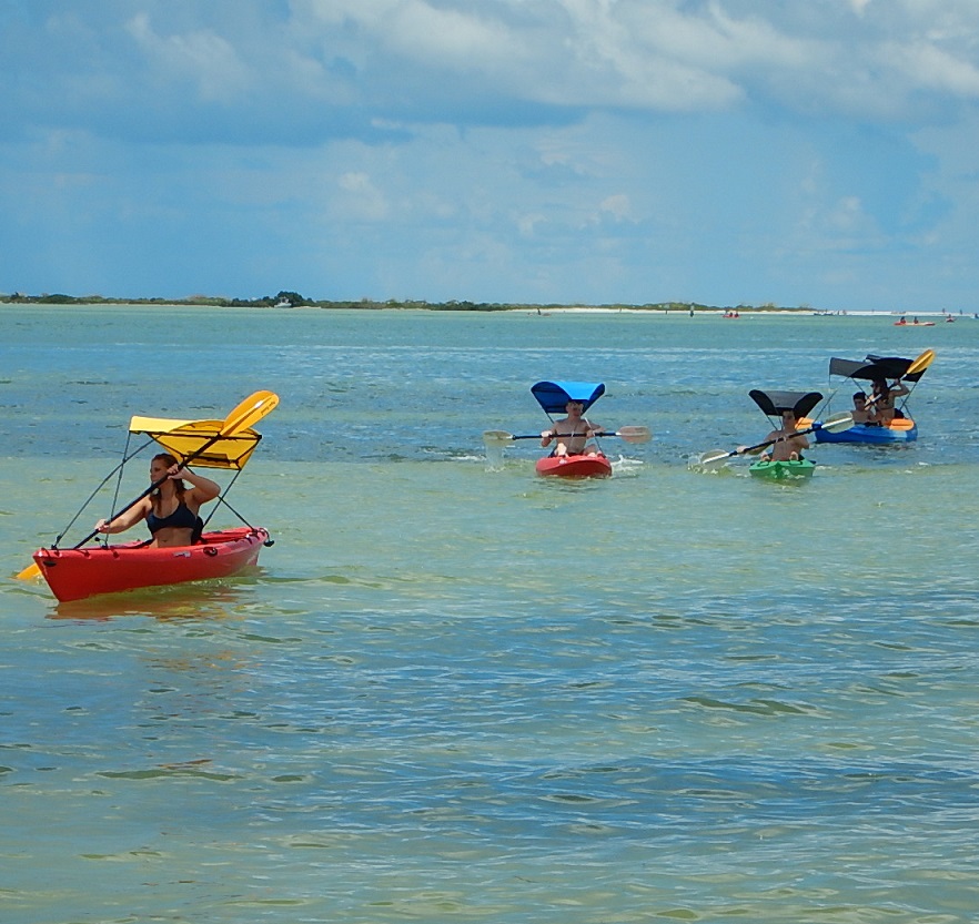 Sunshade bimini cover for Hobie kayaks