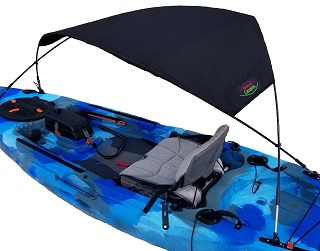  Canoe Kayak Boat Sun Shade Canopy,Canopy with Storage Bag for  Inflatable Boat Kayak Fishing Outdoor,Universal Awning Canopy,Kayak Canopy  Mount Base Hardware Kit : Sports & Outdoors
